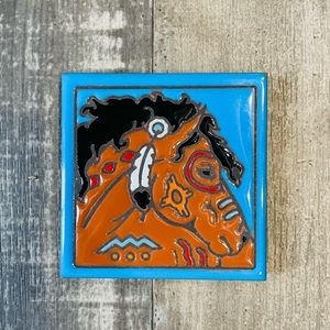 Earthtones Horse Mosaic Tile